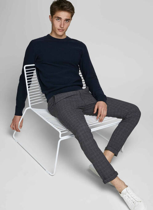 Pantalon chino noir JACK & JONES pour homme