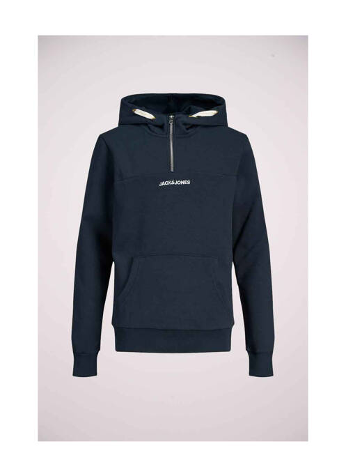 Sweat-shirt à capuche bleu JACK & JONES pour garçon