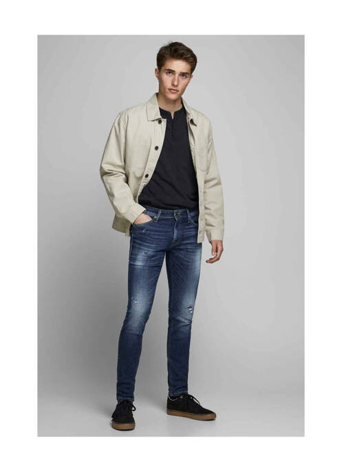 Jeans skinny bleu JACK & JONES pour homme