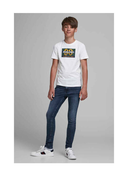 Jeans skinny bleu JACK & JONES pour garçon