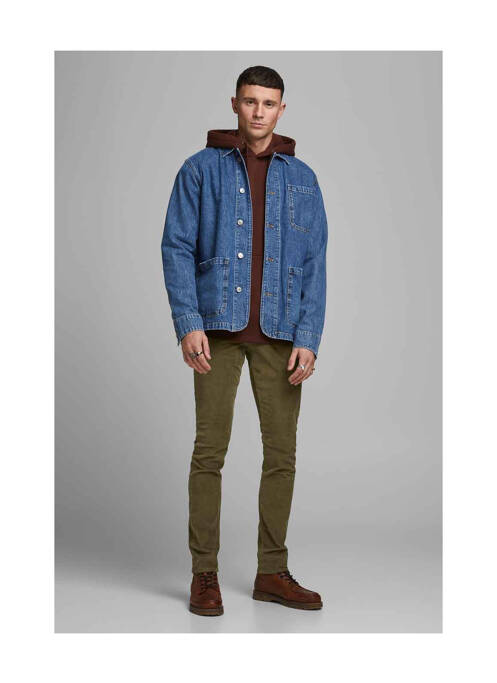 Pantalon droit marron JACK & JONES homme