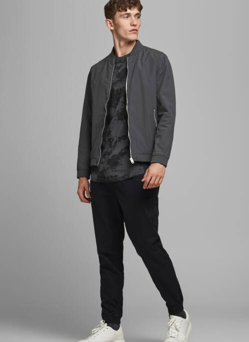 Pantalon chino noir JACK & JONES pour homme