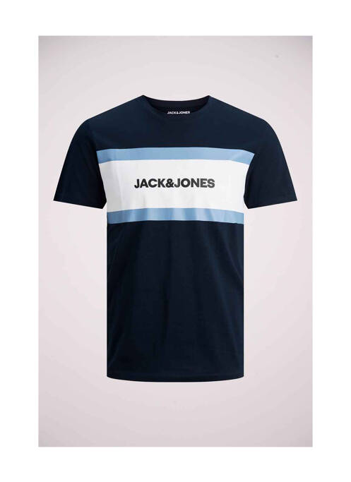T-shirt bleu JACK & JONES pour garçon