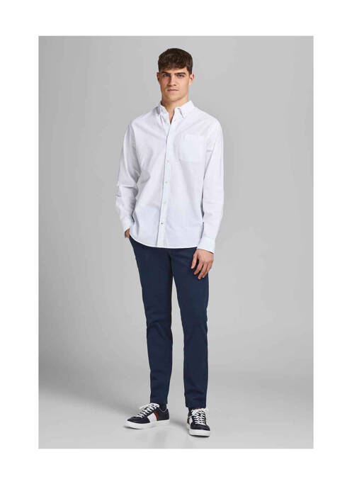 Pantalon chino bleu JACK & JONES homme