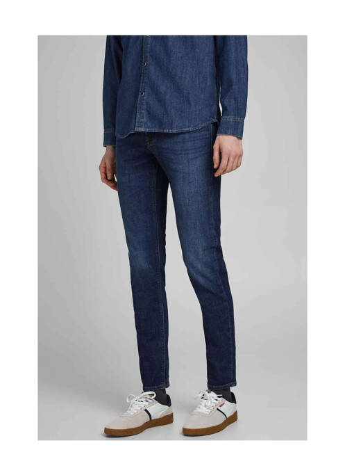 Jeans coupe slim bleu JACK & JONES pour homme