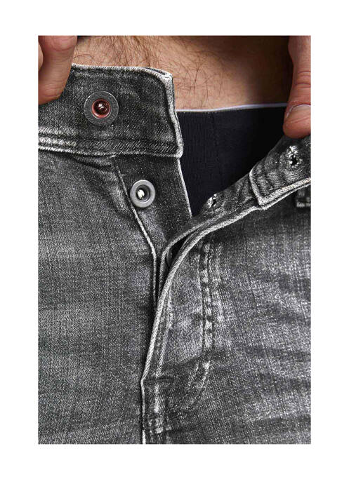 Jeans coupe slim noir JACK & JONES pour homme