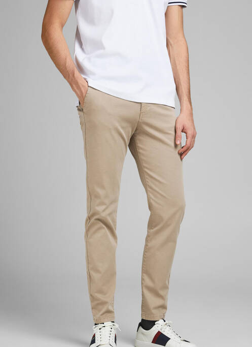 Pantalon chino blanc JACK & JONES pour homme