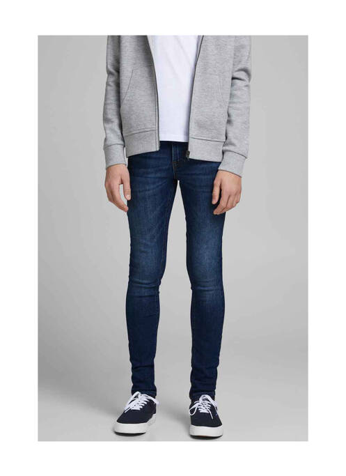Jeans coupe slim bleu JACK & JONES pour garçon