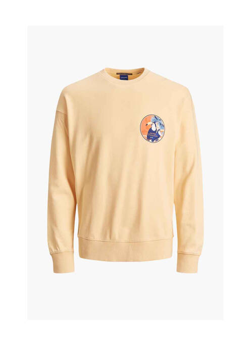 Sweat-shirt jaune JACK & JONES pour garçon