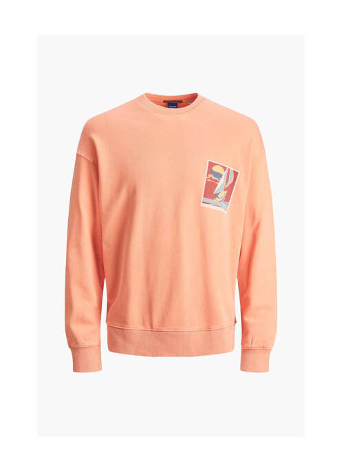 Sweat-shirt orange JACK & JONES pour garçon