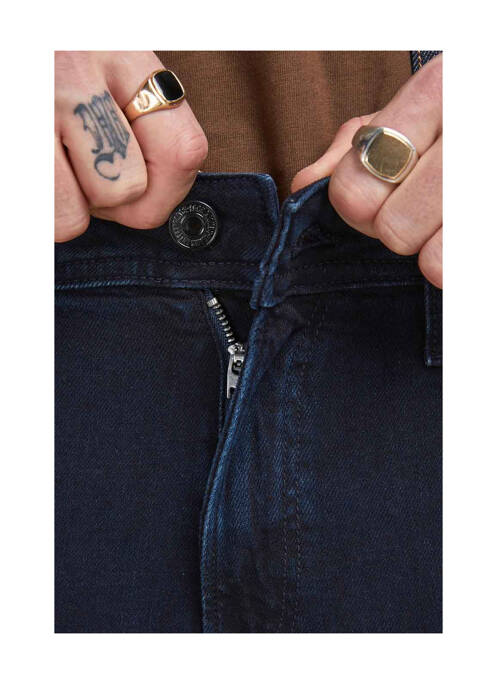 Jeans coupe droite bleu JACK & JONES pour homme