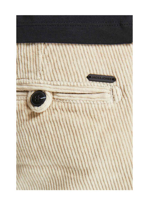 Pantalon 7/8 beige JACK & JONES pour homme