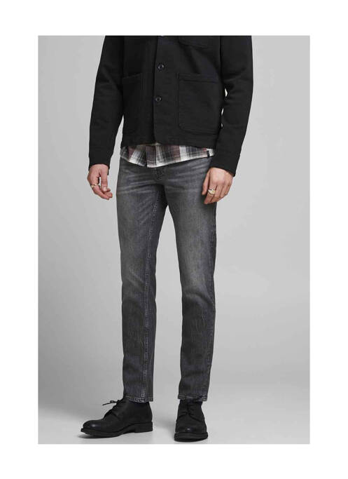 Jeans coupe slim gris JACK & JONES pour homme