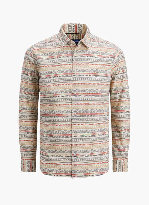 Chemise manches longues vert JACK & JONES pour homme