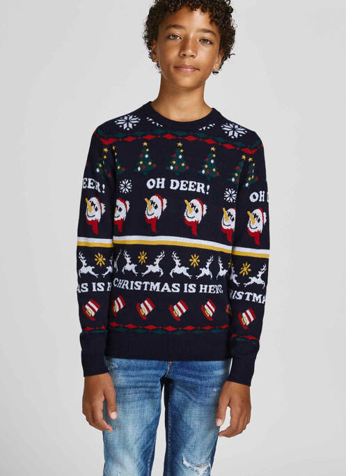 Pull bleu JACK & JONES pour garçon