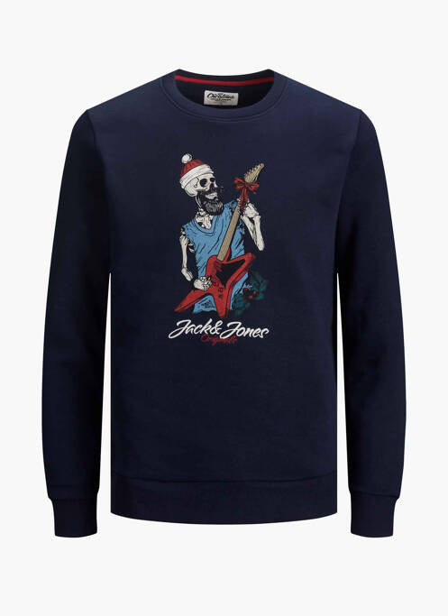 Sweat-shirt bleu JACK & JONES pour garçon