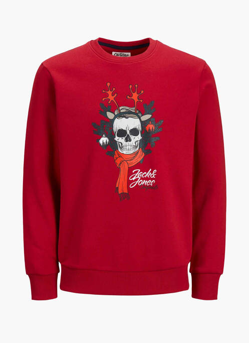 Sweat-shirt rouge JACK & JONES pour garçon