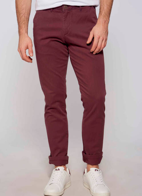 Pantalon chino rouge JACK & JONES pour homme