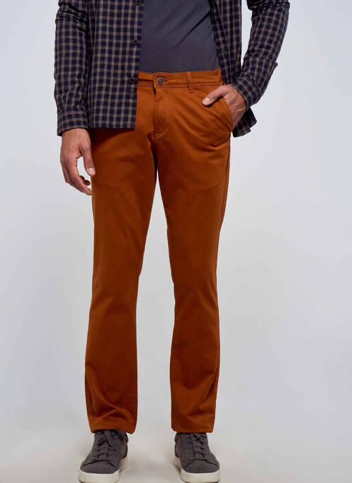 Pantalon chino marron JACK & JONES pour homme