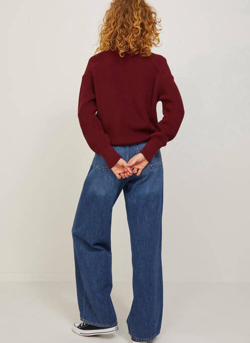 Pull col roulé rouge JJXX pour femme