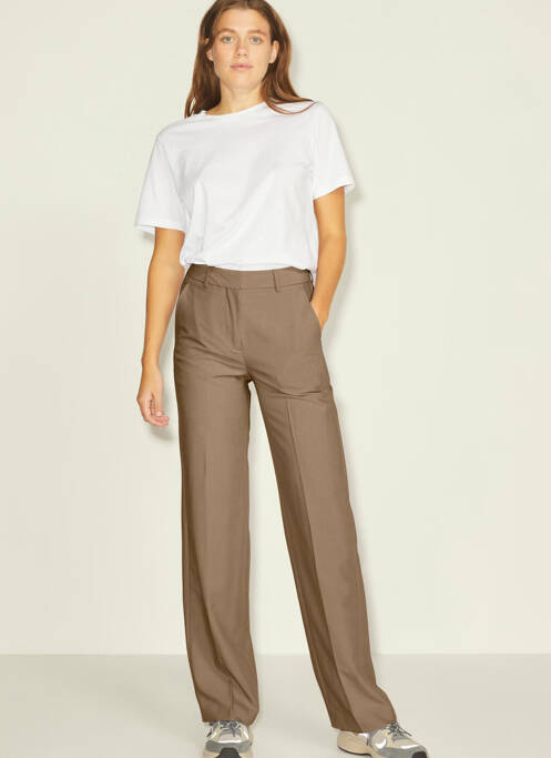 Pantalon chino marron JJXX pour femme