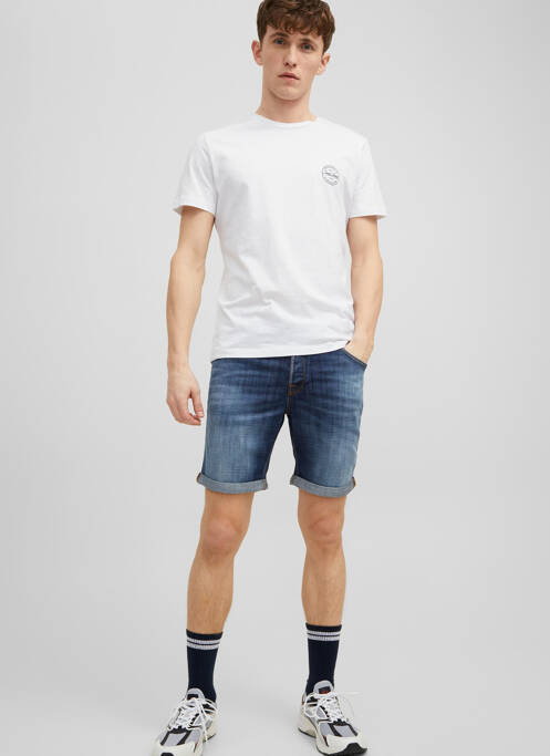 Short bleu JACK & JONES pour homme