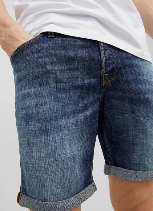 Short bleu JACK & JONES pour homme