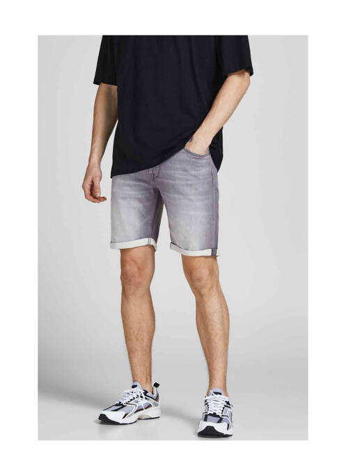 Short gris JACK & JONES pour homme