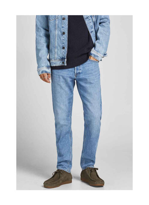 Jeans coupe droite bleu JACK & JONES pour homme