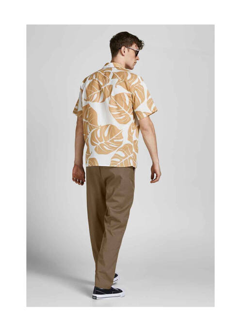Pantalon chino beige JACK & JONES homme