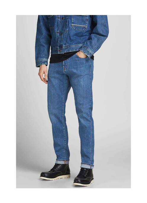 Jeans coupe slim bleu JACK & JONES pour homme