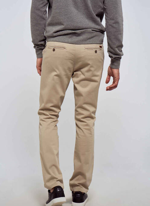Pantalon chino beige JACK & JONES pour homme