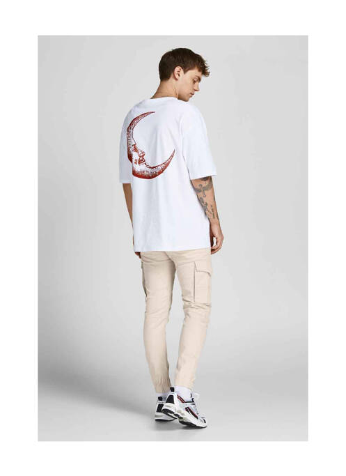 Pantalon cargo beige JACK & JONES pour homme