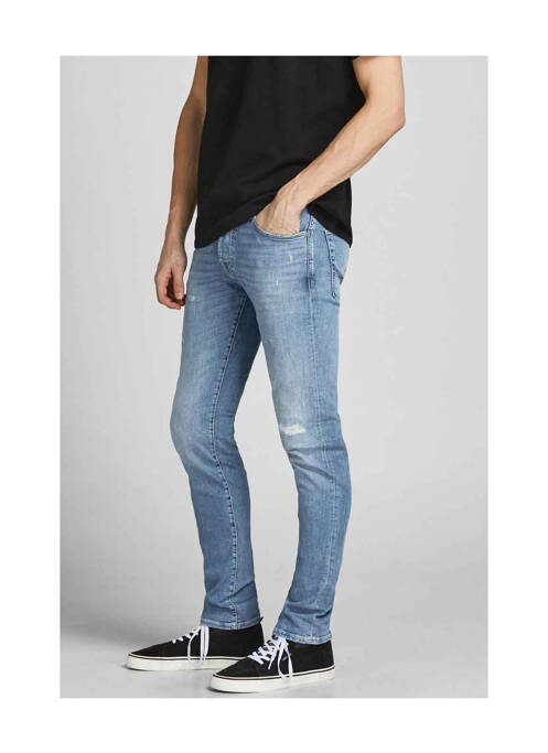 Jeans coupe slim bleu JACK & JONES pour homme