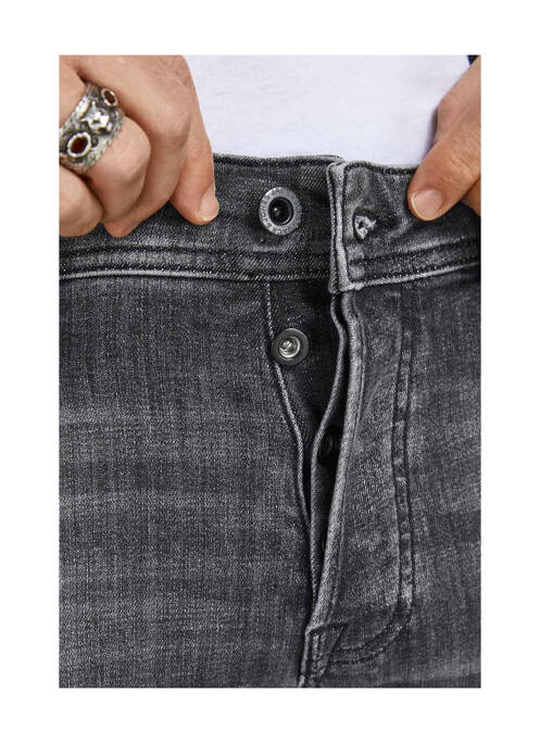 Jeans skinny gris JACK & JONES pour homme