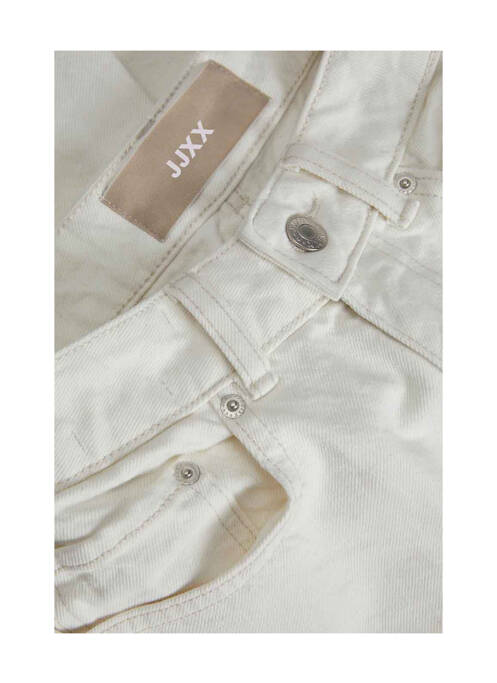 Jean coupe Mom blanc JJXX pour femme