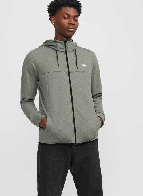 Veste casual vert JACK & JONES pour homme