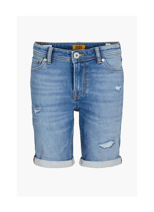 Short bleu JACK & JONES pour garçon