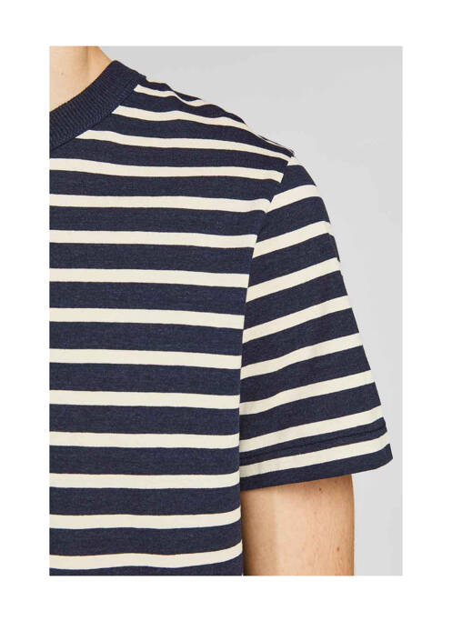 T-shirt bleu JACK & JONES pour homme