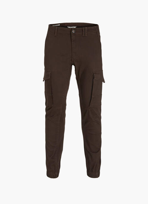 Pantalon cargo marron JACK & JONES pour homme