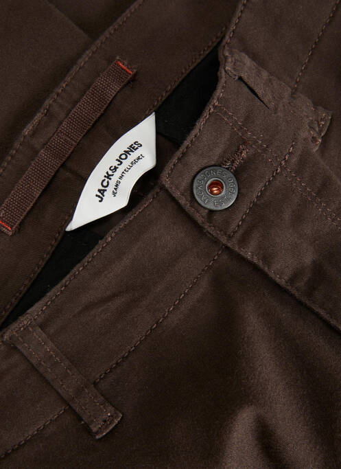 Pantalon cargo marron JACK & JONES pour homme