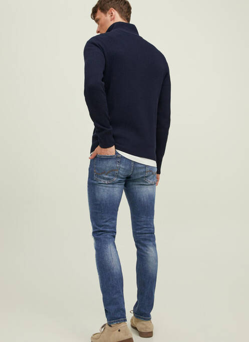 Jeans coupe slim bleu JACK & JONES pour homme