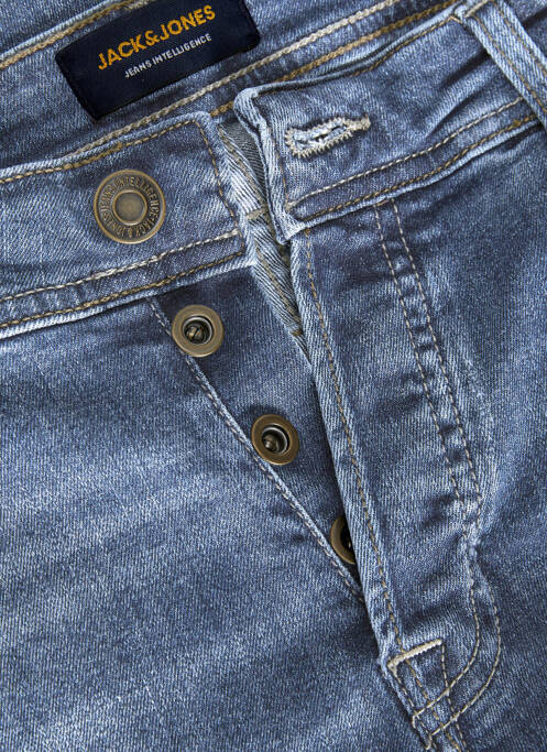 Jeans coupe slim bleu JACK & JONES pour homme