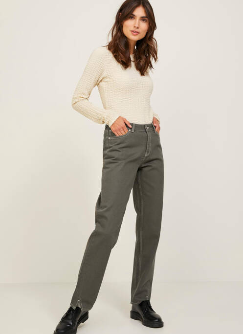 Jeans coupe droite marron JJXX pour femme