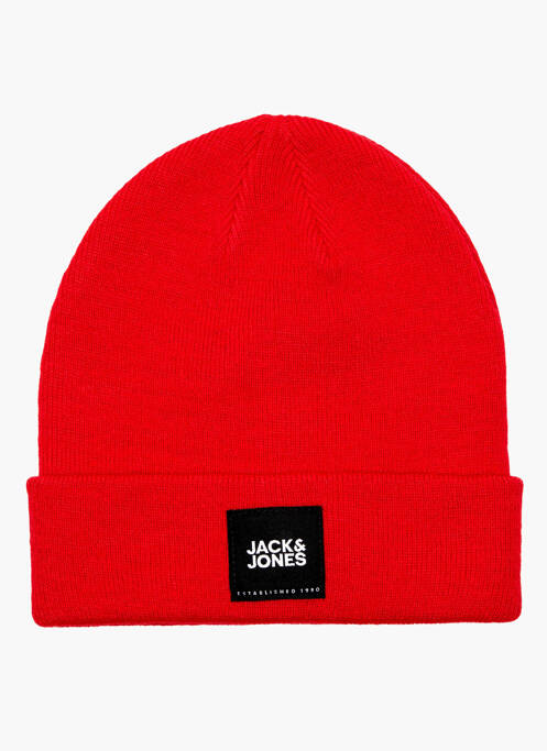 Bonnet rouge JACK & JONES pour homme