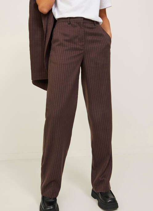 Pantalon chino marron JJXX pour femme