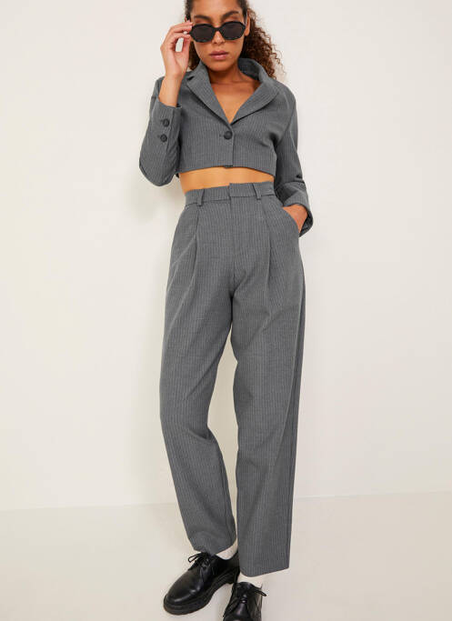 Pantalon chino gris JJXX pour femme