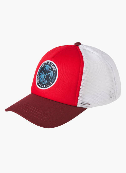Casquette rouge JACK & JONES homme