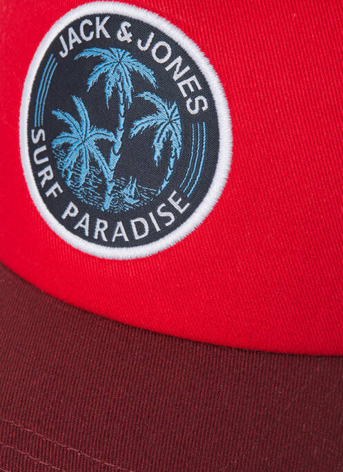 Casquette rouge JACK & JONES homme