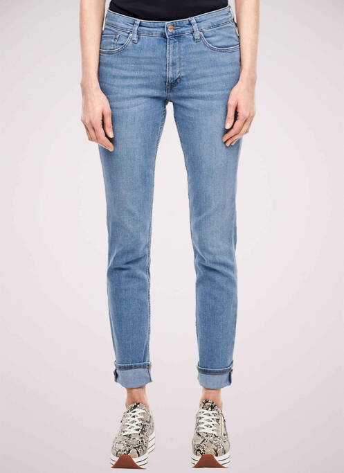 Jeans coupe slim bleu S.OLIVER pour femme